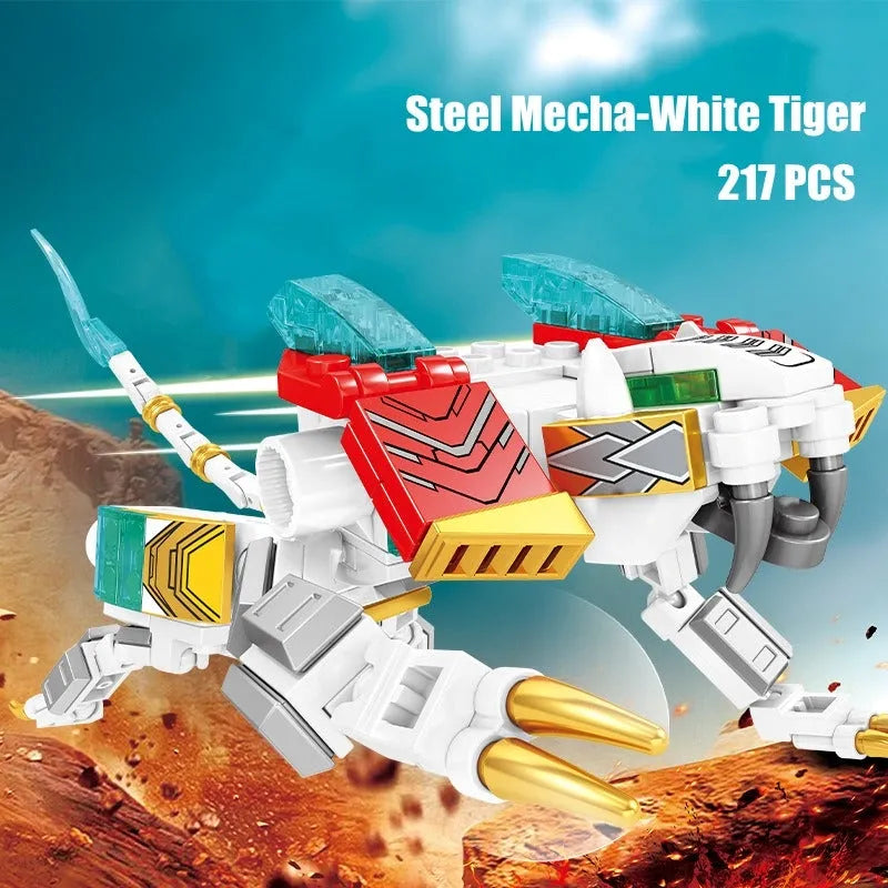 Building Blocks MOC Expert Transforming Mecha Of Steel Robot Bricks Toy Construction Set Toys - 7