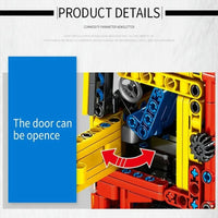 Thumbnail for Building Blocks MOC Flatbed City Rescue Truck Bricks Toys 709800 Construction Set Toys - 6