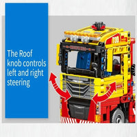 Thumbnail for Building Blocks MOC Flatbed City Rescue Truck Bricks Toys 709800 Construction Set Toys - 5