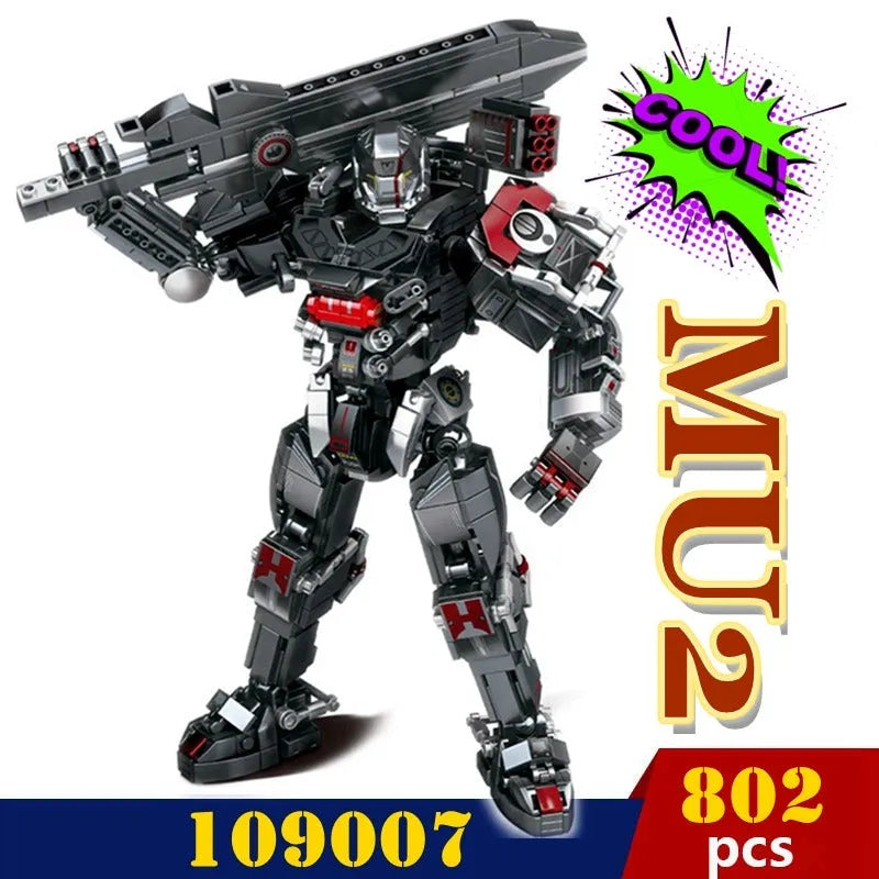 MOC Heavy Duty Mecha White Shark Building Blocks