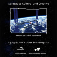 Thumbnail for Building Blocks MOC Idea Space Station Aerospace Ship Bricks Kids Toys Construction Set Toys - 6