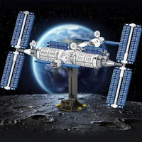 Thumbnail for Building Blocks MOC Idea Space Station Aerospace Ship Bricks Kids Toys - 3