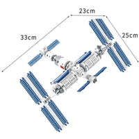 Thumbnail for Building Blocks MOC Idea Space Station Aerospace Ship Bricks Kids Toys - 4