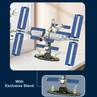 Thumbnail for Building Blocks MOC Ideas Aerospace Manned Space Station Bricks Toys - 5
