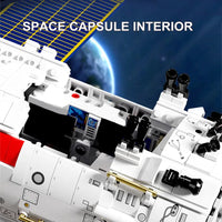 Thumbnail for Building Blocks MOC Ideas Space Station Aerospace Core Cabin Bricks Toys - 5