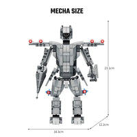 Thumbnail for Building Blocks MOC Military Aircraft SU-27 Fighter Jet Plane Bricks Toys Construction Set Toys - 3