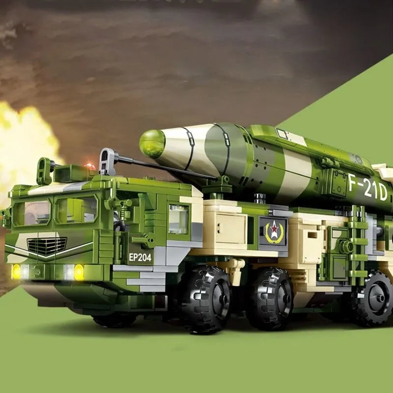 Building Blocks MOC Military DF-21D Anti-Ship Ballistic Missile Bricks Toys - 2
