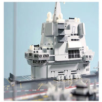 Thumbnail for Building Blocks MOC Military WW2 Aircraft Carrier Warship Bricks Toys - 4