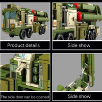 Thumbnail for Building Blocks MOC Military WW2 HQ - 9 Anti Aircraft Missile System Bricks Toy - 9