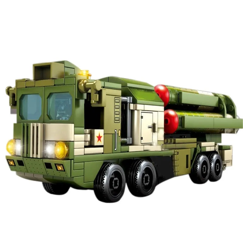 Building Blocks MOC Military WW2 HQ - 9 Anti Aircraft Missile System Bricks Toy - 4