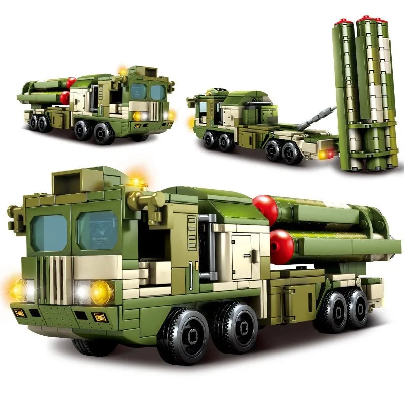 Building Blocks MOC Military WW2 HQ - 9 Anti Aircraft Missile System Bricks Toy - 1