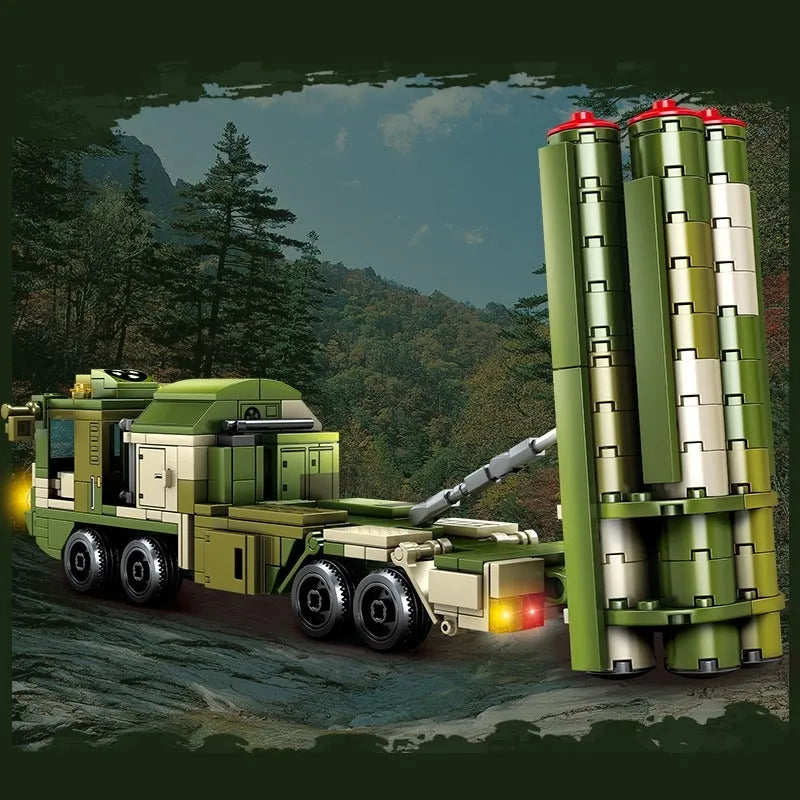 Building Blocks MOC Military WW2 HQ - 9 Anti Aircraft Missile System Bricks Toy - 2