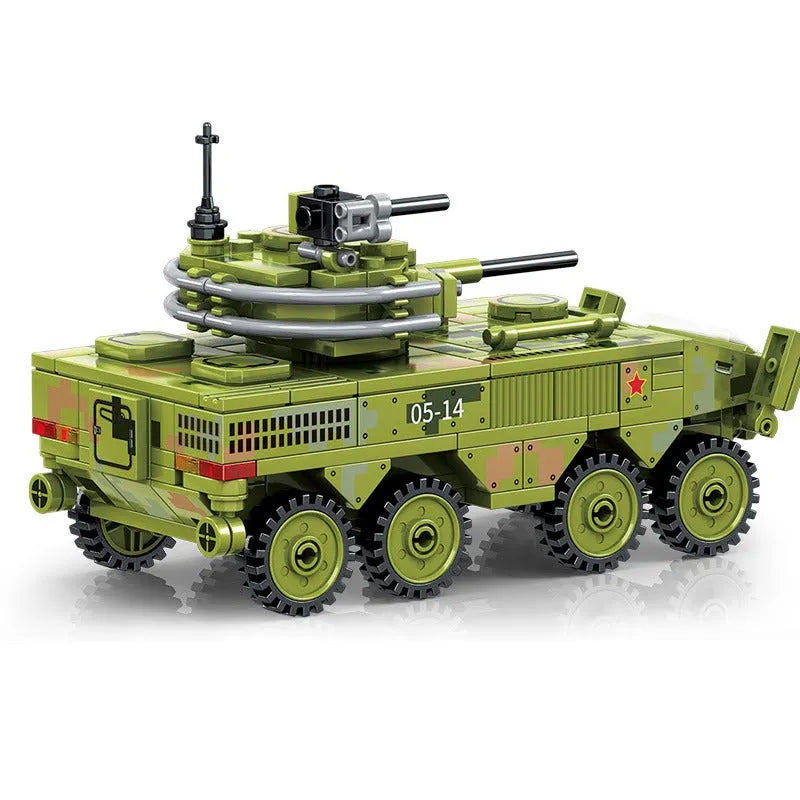 Building Blocks MOC Military WW2 Infantry Fighting Vehicle Kids Bricks Toy - 2