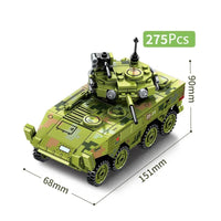 Thumbnail for Building Blocks MOC Military WW2 Infantry Fighting Vehicle Kids Bricks Toy Construction Set Toys - 3