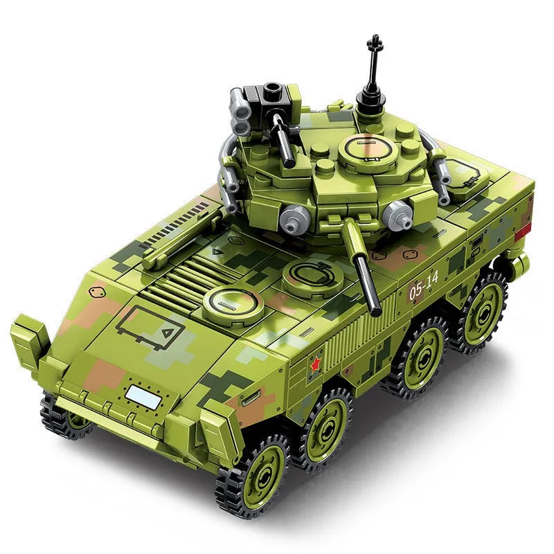 Building Blocks MOC Military WW2 Infantry Fighting Vehicle Kids Bricks Toy - 1