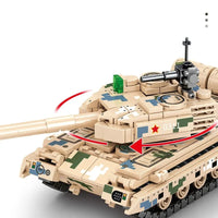 Thumbnail for Building Blocks MOC Military WW2 Type 15 Light Tank Bricks Toys - 8
