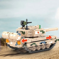 Thumbnail for Building Blocks MOC Military WW2 Type 15 Light Tank Bricks Toys - 2