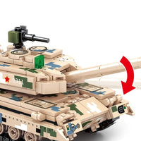 Thumbnail for Building Blocks MOC Military WW2 Type 15 Light Tank Bricks Toys - 4
