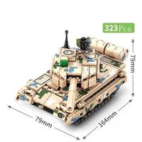 Thumbnail for Building Blocks MOC Military WW2 Type 15 Light Tank Bricks Toys - 7