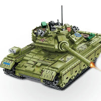 Thumbnail for Building Blocks MOC Military WW2 TYPE 59 Main Battle Tank Bricks Toys - 1