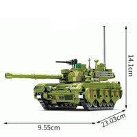 Thumbnail for Building Blocks MOC Military WW2 TYPE 96 Main Battle Tank Bricks Toys Construction Set Toys - 1