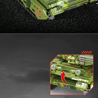 Thumbnail for Building Blocks MOC Military WW2 TYPE 96 Main Battle Tank Bricks Toys - 6