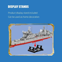 Thumbnail for Building Blocks MOC Military WW2 Vessel 904B Supply Ship Bricks Toys - 5