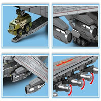 Thumbnail for Building Blocks MOC Military WW2 Y-20 Transport Aircraft Bricks Toy - 7