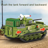 Thumbnail for Building Blocks MOC Military WW2 ZBD-03 Airborne Armored IFV Bricks Toy - 6