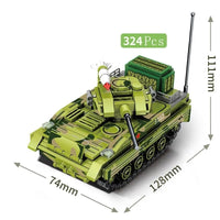 Thumbnail for Building Blocks MOC Military WW2 ZBD-03 Airborne Armored IFV Bricks Toy - 2