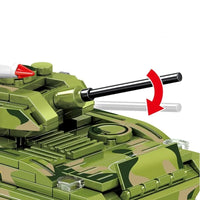Thumbnail for Building Blocks MOC Military WW2 ZBD-03 Airborne Armored IFV Bricks Toy - 3