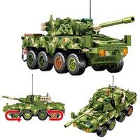 Thumbnail for Building Blocks MOC Military WW2 ZTL-11 Armored Assault IFV Bricks Toys - 6