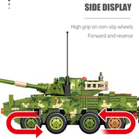 Thumbnail for Building Blocks MOC Military WW2 ZTL-11 Armored Assault IFV Bricks Toys - 7