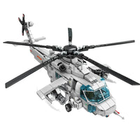 Thumbnail for Building Blocks MOC Military Z20 Attack Helicopter Bricks Kids Toys - 1