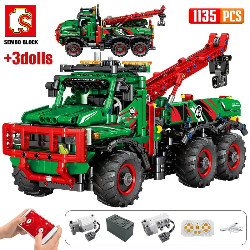 Building Blocks MOC RC All Terrain Off-Road Car Mountain Truck Bricks Toy - 1