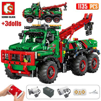 Thumbnail for Building Blocks MOC RC All Terrain Off-Road Car Mountain Truck Bricks Toy - 1