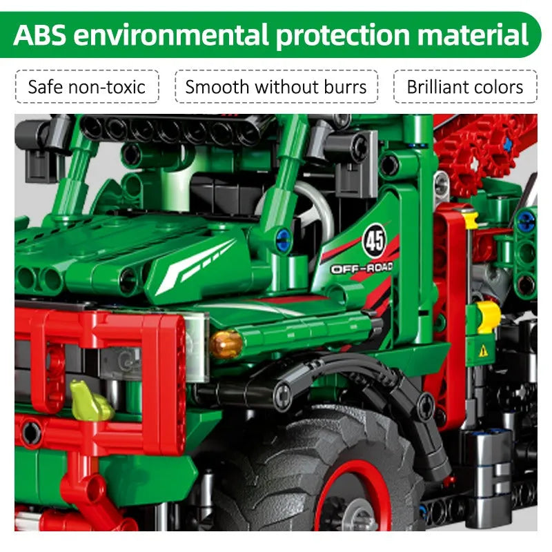 Building Blocks MOC RC All Terrain Off-Road Car Mountain Truck Bricks Toy - 5