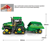 Thumbnail for Building Blocks MOC RC APP Farm Tractor City Truck Car Bricks Kids Toys - 11