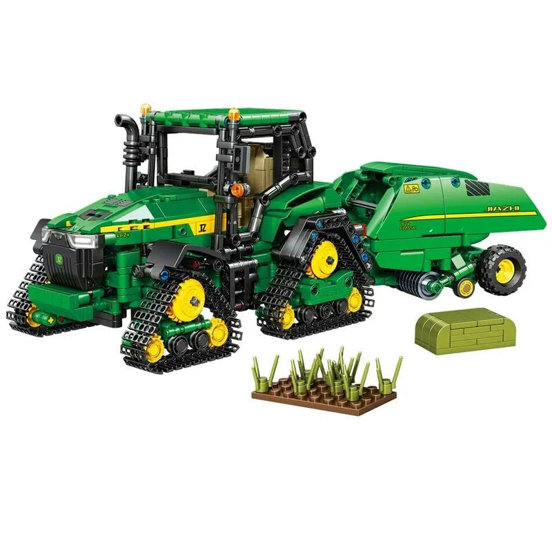 Building Blocks MOC RC APP Farm Tractor City Truck Car Bricks Kids Toys - 4