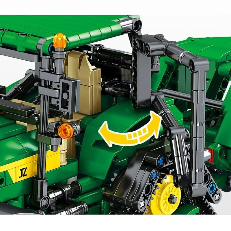 Building Blocks MOC RC APP Farm Tractor City Truck Car Bricks Kids Toys - 9