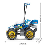 Thumbnail for Building Blocks MOC RC Speed Racing City Car Bricks Toys Kids Construction Set Toys - 8