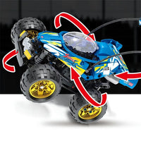 Thumbnail for Building Blocks MOC RC Speed Racing City Car Bricks Toys Kids Construction Set Toys - 4