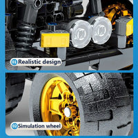 Thumbnail for Building Blocks MOC RC Speed Racing City Car Bricks Toys Kids Construction Set Toys - 5