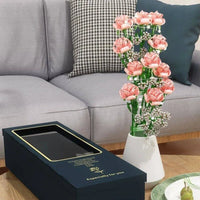 Thumbnail for Building Blocks MOC Romantic Roses Bouquet Flower Pot Bricks Kids Toys - 3
