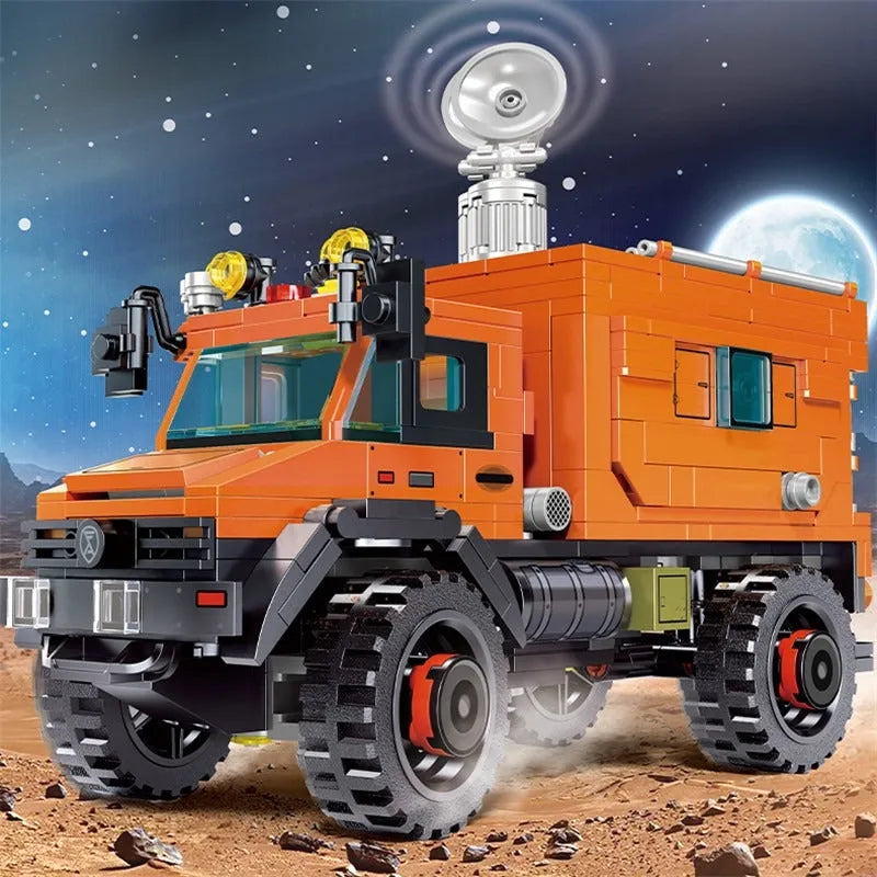 Building Blocks MOC Space Rescue Heavy Truck Bricks City Car Kids Toys - 6