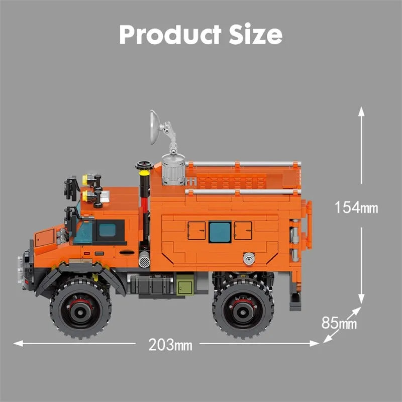 Building Blocks MOC Space Rescue Heavy Truck Bricks City Car Kids Toys - 2