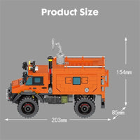Thumbnail for Building Blocks MOC Space Rescue Heavy Truck Bricks City Car Kids Toys - 2