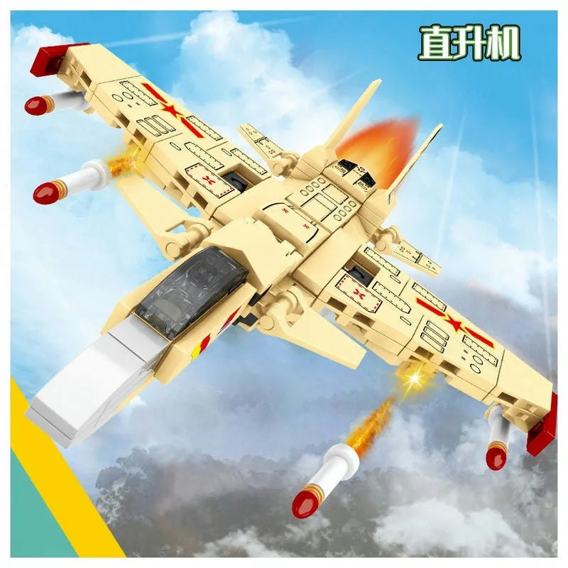 Building Blocks MOC Steel Mecha Transformed Fighter Robot Bricks Toys Construction Set Toys - 3