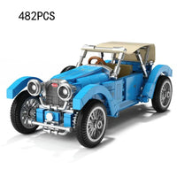 Thumbnail for Building Blocks MOC Tech Classic Vintage T38 Car Bricks Toys 705600 - 1