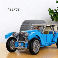 Thumbnail for Building Blocks MOC Tech Classic Vintage T38 Car Bricks Toys 705600 - 5